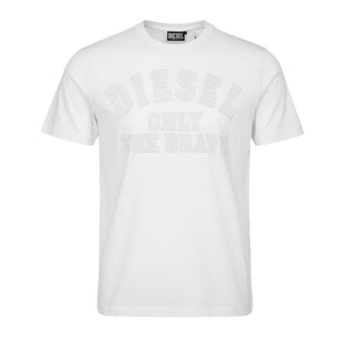 Diesel T-shirt in jersey a maniche corte con logo A19699-RHQBF