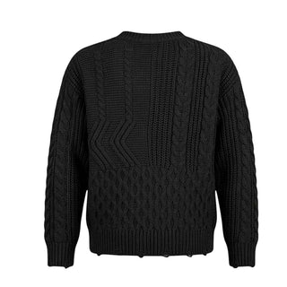 Daniele Alessandrini Cardigan Nero In Misto Lana 1231W00304-N Per Bambino