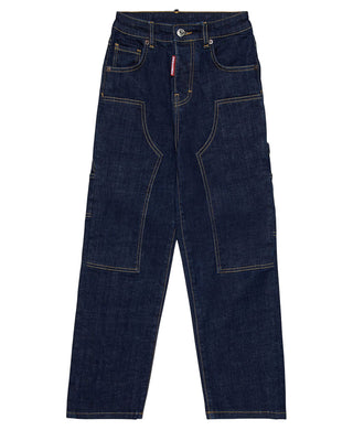 Dsquared2 Jeans regular blu scuro - Loose Jean DQ2636 D0AAM