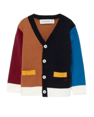 Manuel Ritz Maglia cardigan multicolor MR2714B