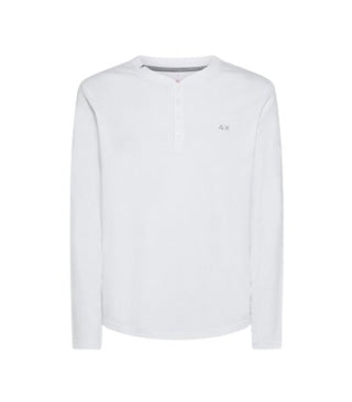 Sun68 Halbarm-T-Shirt mit Rundhalsausschnitt T43304