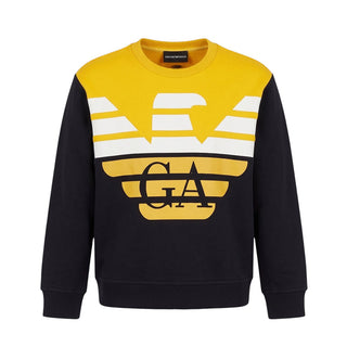 Armani Kids Contrast Logo Sweatshirt 6K4MJ74J4WZ