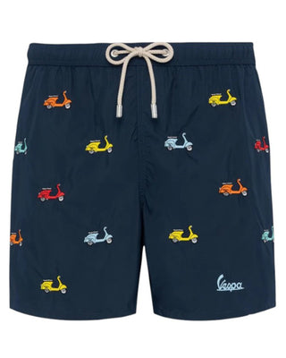 Mc2 Saint Barth Costume Riding Vespa JEA0014 00196H In Poliestere Riciclato