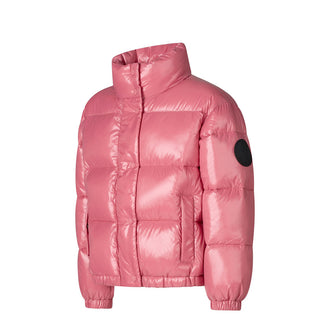 Save the Duck Giubbino Cini nero in nylon laqué da bambina J31326G2