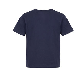 Palm Angels T-shirt Blu Con Teddy F6PANBTH189/1528 Per Neonato