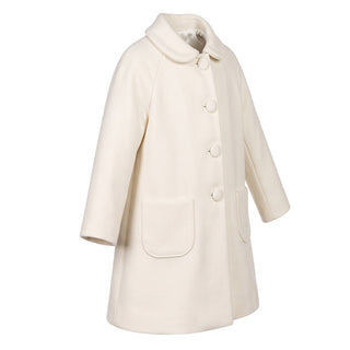 Coccodè Cappotto Classico Color Panna C64573/1J Per Bambina