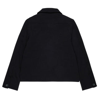 Diesel Giacca Nera Con Zip J03003-KYATE-K900 Per Bambina