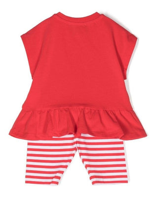 Moschino MDG00R Neugeborenen-Baby-Outfit