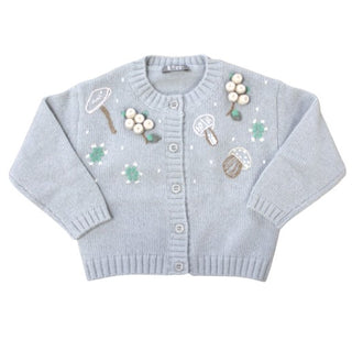 Il Gufo Cardigan con applicazioni A21GF368EM220B