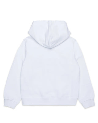 Dsquared2 Felpa Con Cappuccio e Stampa DQ2744 D0ACC In Cotone