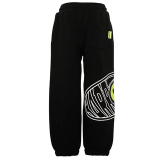 Barrow Pantaloni Jogger Neri Con Smile F6BKJUFP034-110 Per Bambini