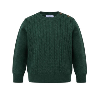 Dottor Kids Maglia girocollo in misto lana da neonato DK22