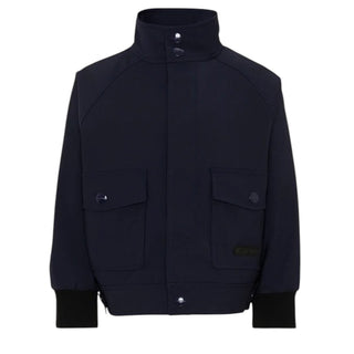 Lanvin Giacca Blu In Fresco Di Lana N30445/868 Per Bambino