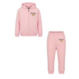 Moschino Zip-up Hooded Tracksuit with Logo MNK03N