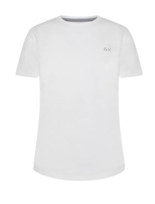 Sun68 Halbarm-T-Shirt mit Rundhalsausschnitt T43303