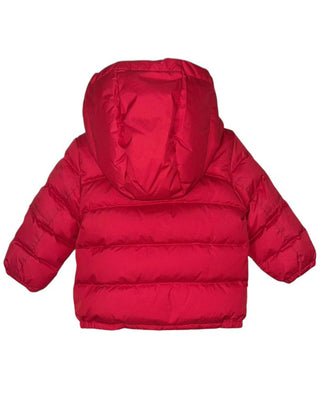 Polo Ralph Lauren Giubbino rosso trapuntato con cappuccio e logo 320880419003