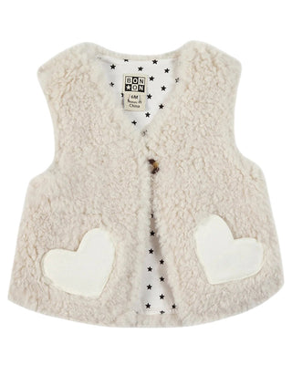 Bonton Gilet teddy da bambina MCF090027A