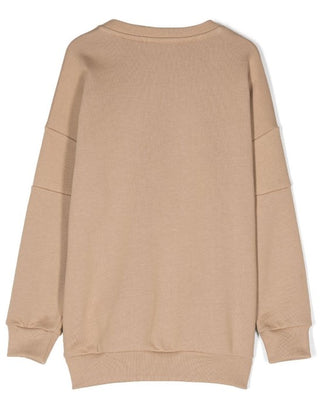 Balmain Sweatshirt mit Rundhalsausschnitt BT4Q40