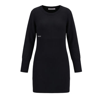 Patrizia Pepe Abito Midi Nero In Maglia 7A0043/K9G3-K103 Per Bambina