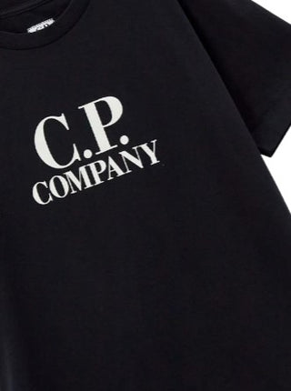 CP Company Crewneck T-shirt with printed logo 09CKTS027C