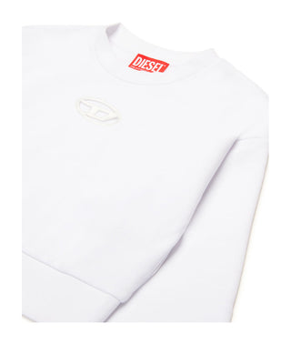 Diesel Felpa cropped con logo Oval D J01826-KYAX3