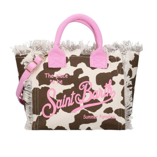 Mc2 Saint Barth Borsa Colette In Canvas Con Fantasia Muccata COL0001/00327L