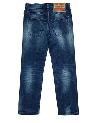 Diesel Jeans Regular fit in denim blu scuro J00808-KXBQD