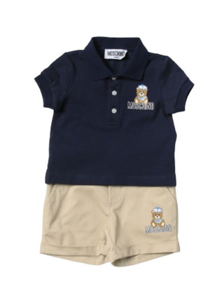 Moschino Neugeborenen-Baby-Outfit MUG00S