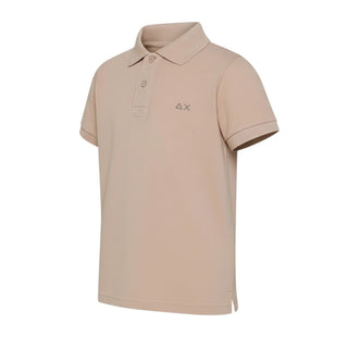 Sun68 Polo Beige In Piqué Per Bambino A36303/98