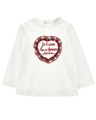 Monnalisa T-shirt a maniche lunghe 39D621