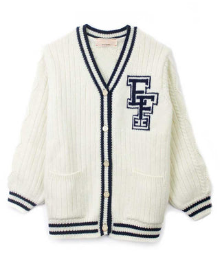 Elisabetta Franchi Strickjacke mit Logo EFMA142.C