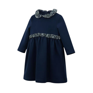 Il Gufo Vestina In Cotone Con Dettagli Tartan A19VL362M0093