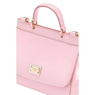 Dolce & Gabbana Borsa Sicily Mini In Vernice Rosa EB0003-A1067-80414