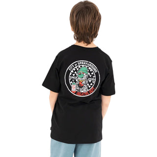 SPRAYGROUND T-shirt Nera Con Stampa SPY1515BLK Per Bambini