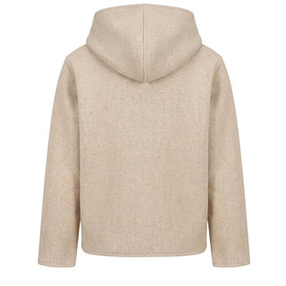 I'm Brian Giubbino Beige In Lana Con Cappuccio GIU3871J Per Bambino