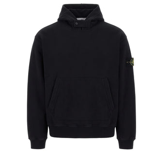 Stone Island Felpa Nera Con Cappuccio L2S156100023/V0029 Per Uomo