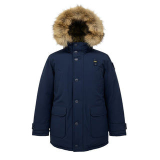 Blauer Long Jacket 19WBLKK03356 Inner Eco-Fur For Kids