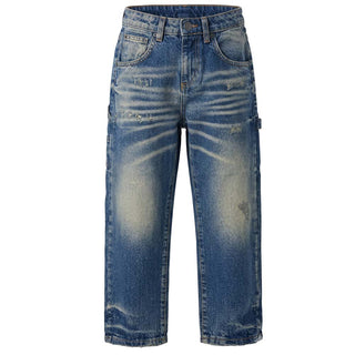 Patriot Jeans Loose In Denim Blu PK6F2WPBKC22 Per Bambino