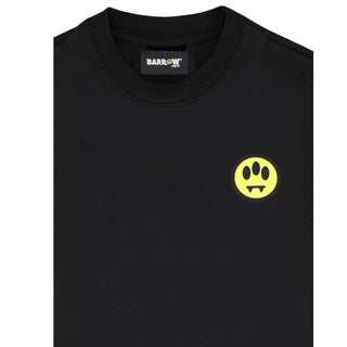 Barrow T-shirt Nera A Maniche Corte Con Smile S6BKJUTH006-110