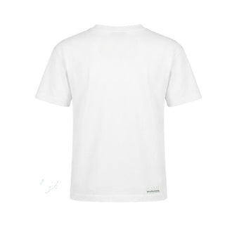 Nine:inthe:morning T-shirt Avorio In Jersey Con Logo Per Bambini 9JS26-ELI16B