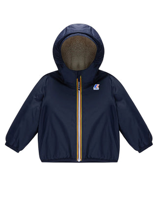 k-Way Jacke mit internem Teddybär K61157W Le Vrai 3.0 Neugeborene