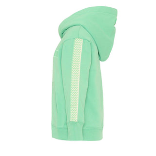 Lanvin Felpa Verde Con Cappuccio E Logo N30349/68N