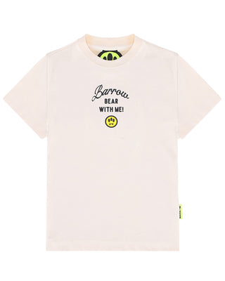 Barrow T-shirt a maniche corte con logo e smile F5BKJGTH133