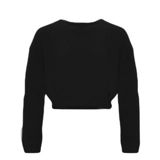 Kocca Maglia cropped nera Numeric in misto lana A25JMA7643ABUN0000