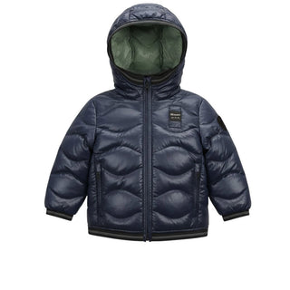 Blauer Giubbino 100 Grammi Camelia Blu Navy Per Neonato 26SBBXC02422-888RF