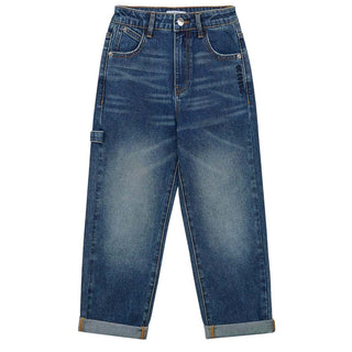 Iceberg Jeans in denim blu scuro con logo PTICE6301BJ