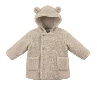Teddy & Minou Giacca Teddy beige con cappuccio I22CN004W0P51
