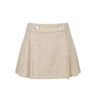 J.o Milano Gonna Beige In Misto Lana 2662X5/1 Per Neonata
