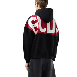 GCDS Felpa Nera Con Cappuccio E Logo Z0MLQE213F245/999R Unisex