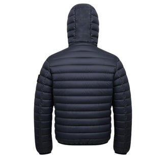 Stone Island Giubbino 100 Grammi Blu Con Cappuccio 781640831